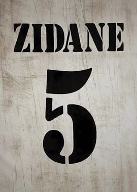 Zidane #5 Jersey Real Madrid