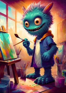 Blue Monster Artist