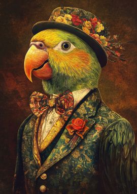 Parrot in Suit