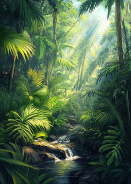 Tropical Rainforest Stream