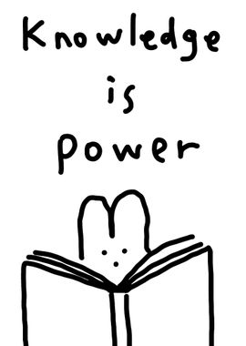 Knowledge is Power Bunny