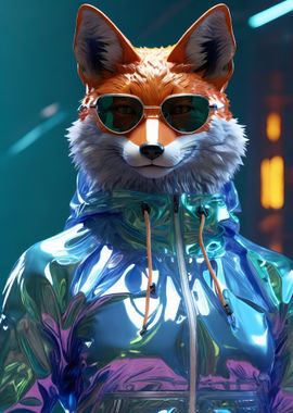 Fox in Sunglasses