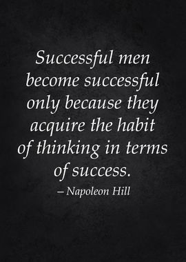 Napoleon Hill Success Quote