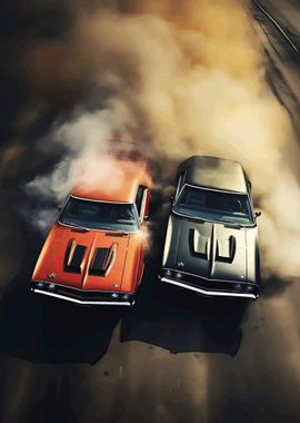 Muscle Car Smoke Show