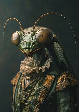 Mantis in Formal Attire