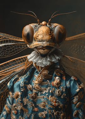 Dragonfly in Regal Attire