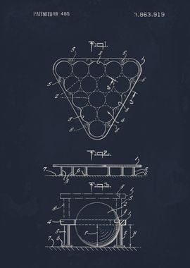 Billiards Rack Patent