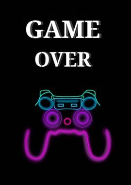 Game Over Neon Controller