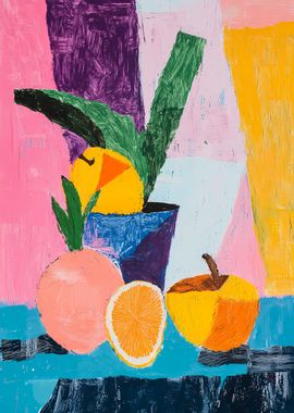 Fruit Still Life Painting