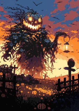 Pumpkin Scarecrow Halloween