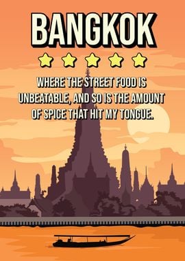 Bangkok Street Food Poster