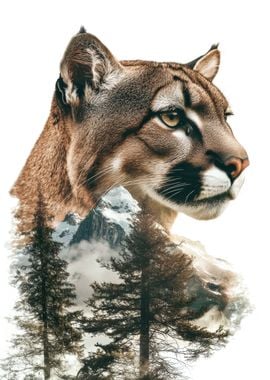 Mountain Lion Portrait