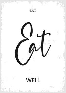 Eat Well Wall Art