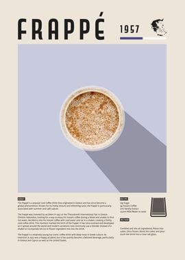 Frappe Coffee Poster