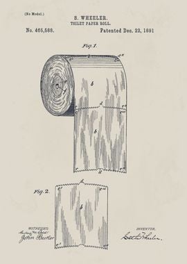 Toilet Paper Roll Patent