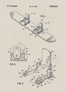 Snowboard Binding Patent