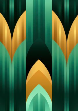 Abstract Art Deco Pattern