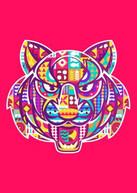 Geometric Tiger Design