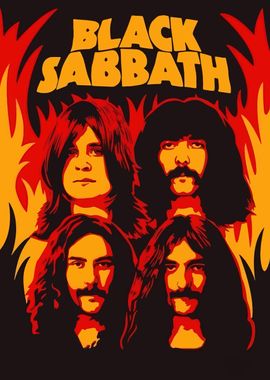 Black Sabbath Band Poster