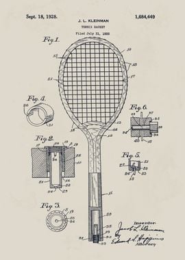 Tennis Racket Patent