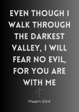 Quote Psalm 23:4