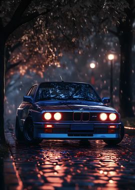 BMW E30 M3 Night Drive