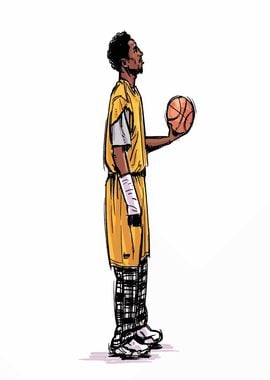 Basketball Player Illustration