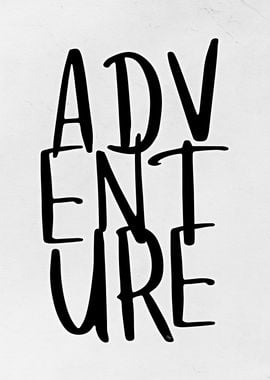 Adventure Typography