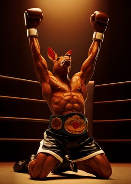 Kangaroo Boxer Champion