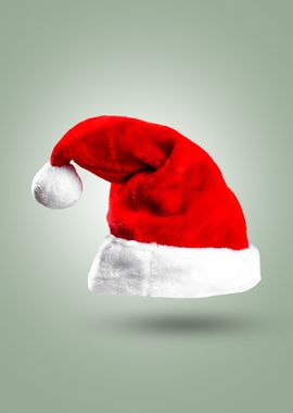 Floating Red Santa Hat