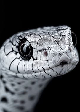 Close-up Snake Portrait