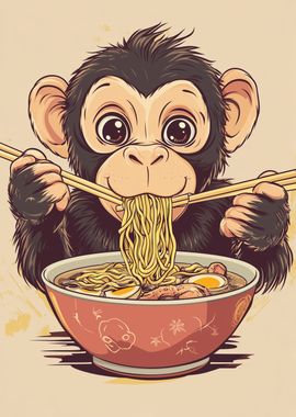 Monkey ramen japan