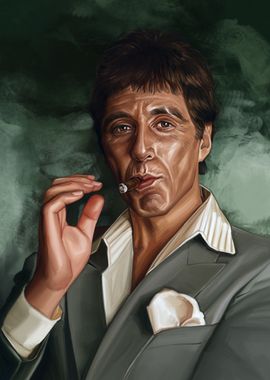 Tony Montana Portrait