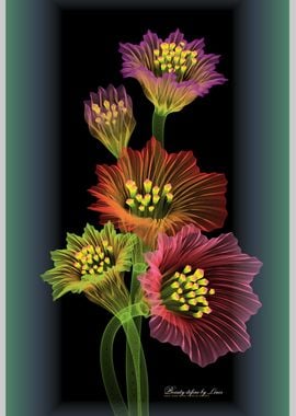 Abstract Floral Art