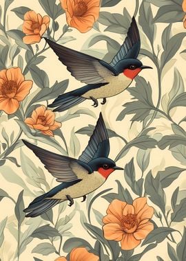 Swallows in Bloom