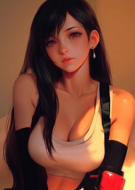 Tifa Lockhart Anime Art