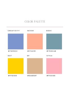 Color Palette Chart