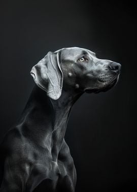 Weimaraner Portrait