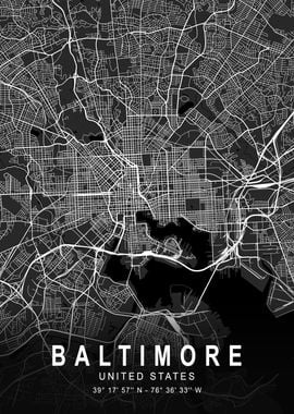 Baltimore City Map