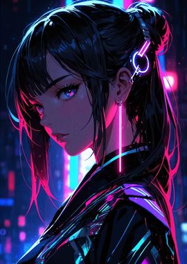 Cyberpunk Anime Girl