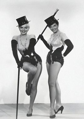 Two Women in Top Hats