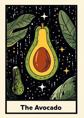 Avocado Illustration