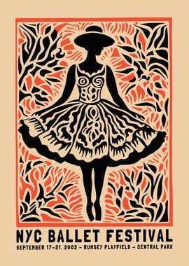 NYC Ballet Festival Poster