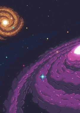 Pixelated Galaxy