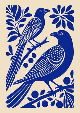 Blue Bird Illustration