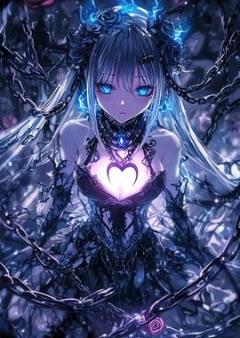 Anime Girl with Chains