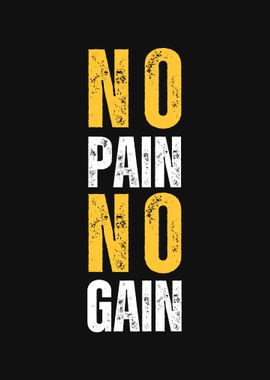 No Pain No Gain Quote