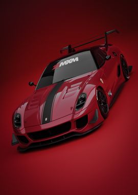 Red Ferrari Ferrari 599XX Evoluzione 2011 - Front