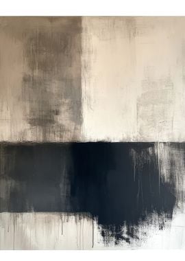 Abstract Grey and Black Canvas