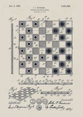 Chessboard Patent Illustration